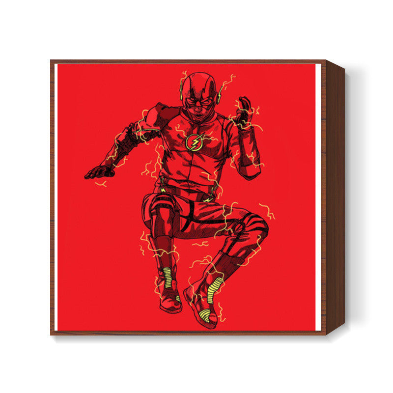 The Flash Square Art Prints