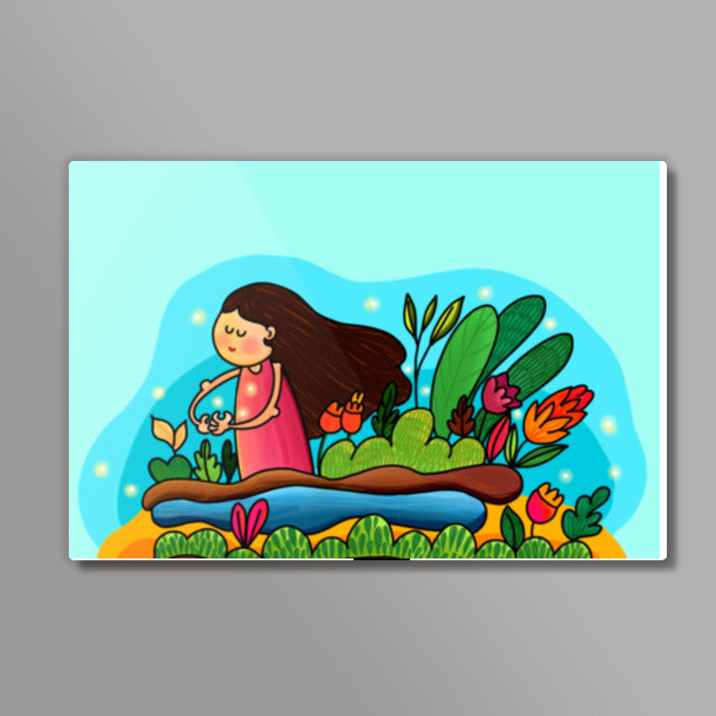 My Little Garden Wall Art
