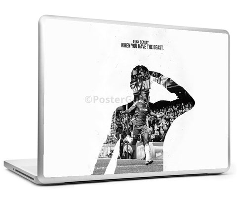 Laptop Skins, Didier Drogba Chelsea Minimal Art Laptop Skin, - PosterGully