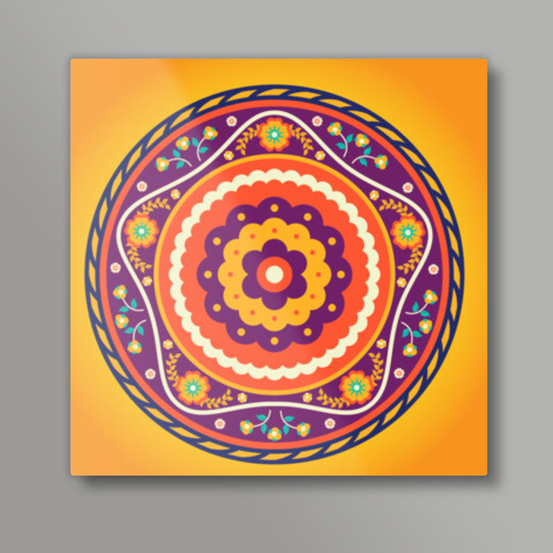 Mandala 2 Square Art Prints
