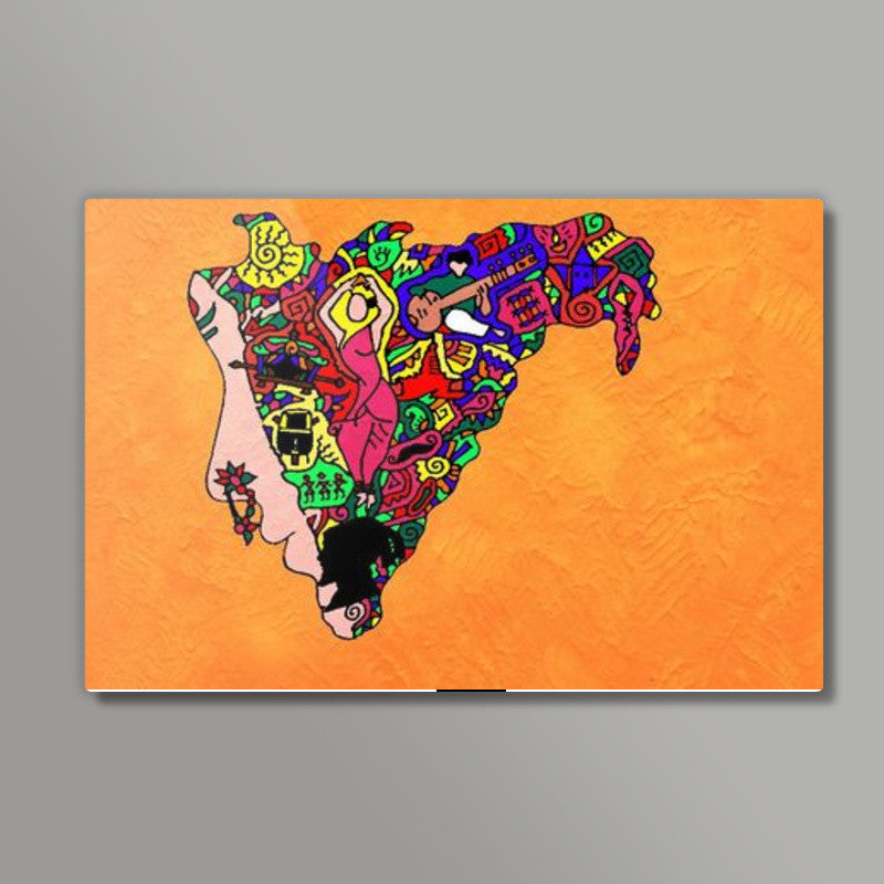 Maharashtra Zenscrawl Wall Art | Meghnanimous