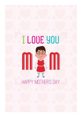PosterGully Specials, I Love You Mom Wall Art
