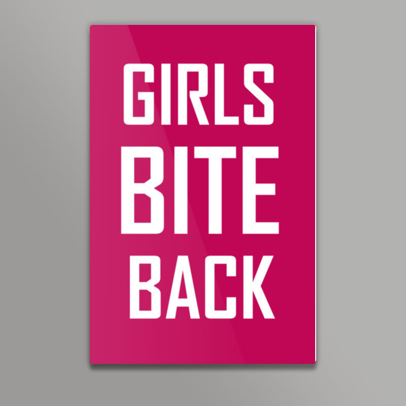 GIRLS BITE BACK Wall Art