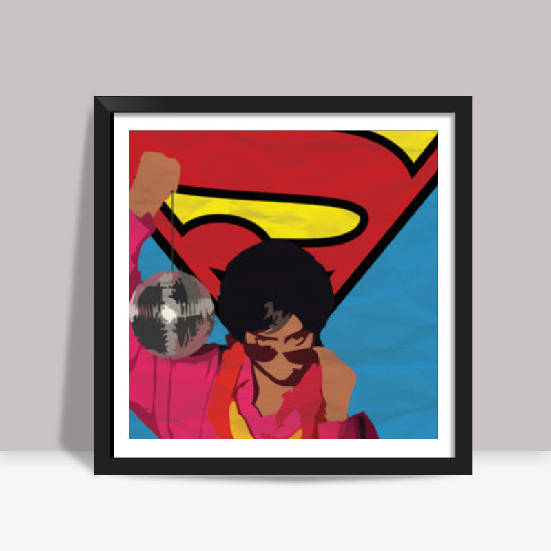 SUPERWOMAN-LILY SINGH Square Art Prints