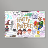 Harry Potter Doodle Wall Art