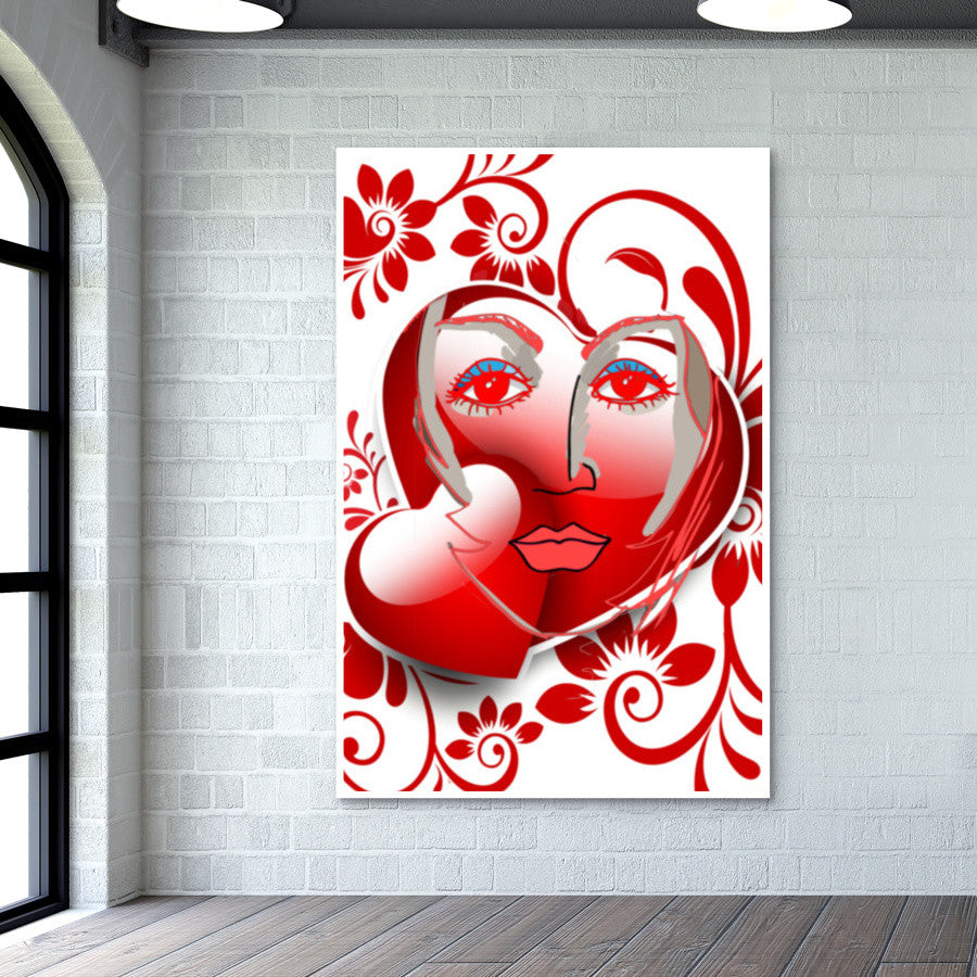 Happy Valentine Day Wall Art