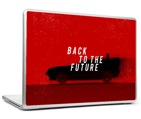 Laptop Skins, Back To The Future Minimal Laptop Skin, - PosterGully