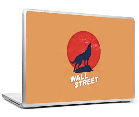 Laptop Skins, Wolf Of The Wall Street - Grunge Laptop Skin, - PosterGully