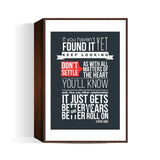 If you haven't found it yet Steve Jobs Quote Wall Art | Minimalistic Soul