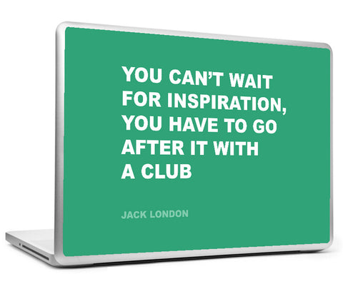Laptop Skins, Inspiration Jack London Creativity Quote Laptop Skin, - PosterGully