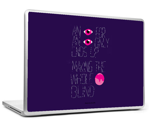 Laptop Skins, Mahatma Gandhi Quote - Eye For Eye Laptop Skin, - PosterGully