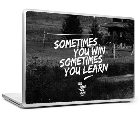 Laptop Skins, Sometimes You Win #bewhoyouare Laptop Skin, - PosterGully