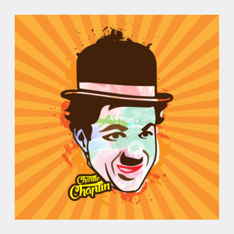 Charlie Chaplin Square Art Prints PosterGully Specials