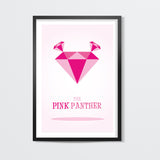 Pink Panther Minimal Wall Art