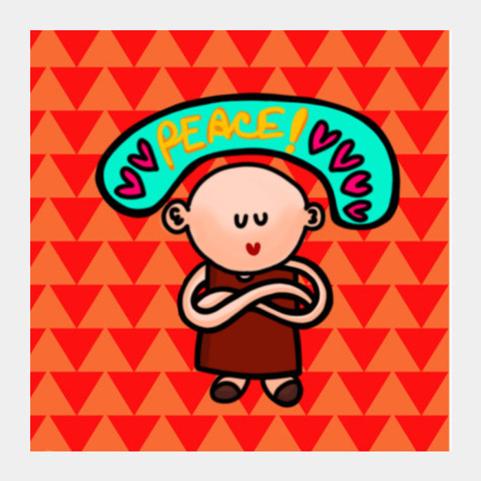 The Monk Square Art Prints