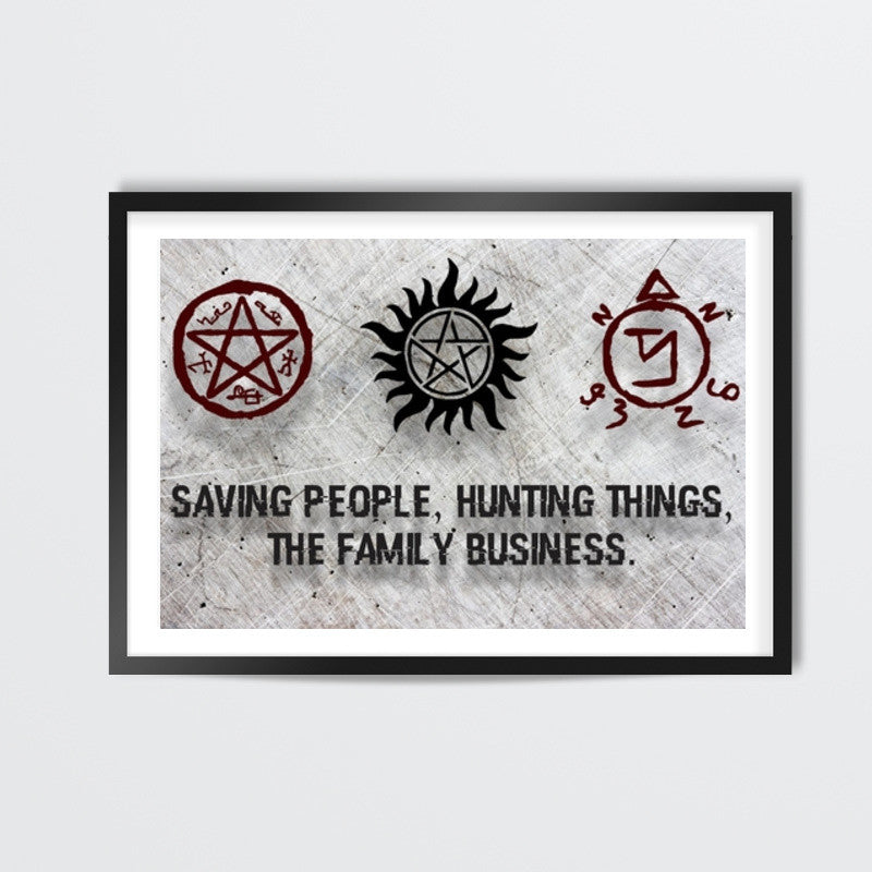 Supernatural: The family business Wall Art