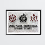Supernatural: The family business  Wall Art