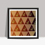 Pyramid Pattern Square Art Prints