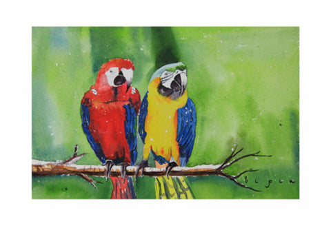 Wall Art, Brightly Colored Parrots‬ Wall Art