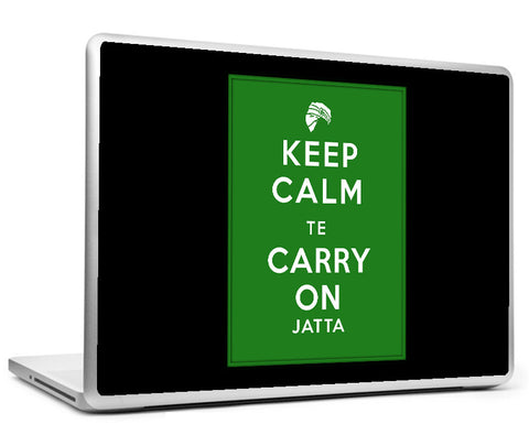 Laptop Skins, Keep Calm & Carry On Jatta Laptop Skin, - PosterGully