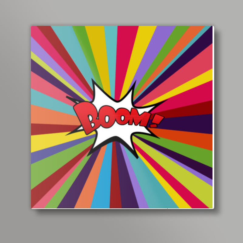 BOOM! Square Art Prints