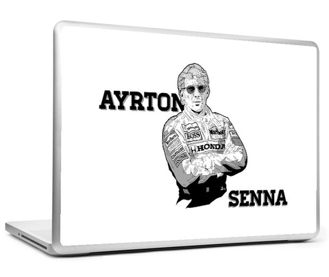 Laptop Skins, Ayrton Senna Artwork Laptop Skin, - PosterGully