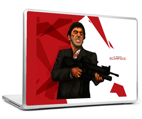 Laptop Skins, Scarface Al Pacino By Manu Laptop Skin, - PosterGully