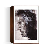 Music star Roger Waters of Pink Floyd fame is dedicated to music Wall Art