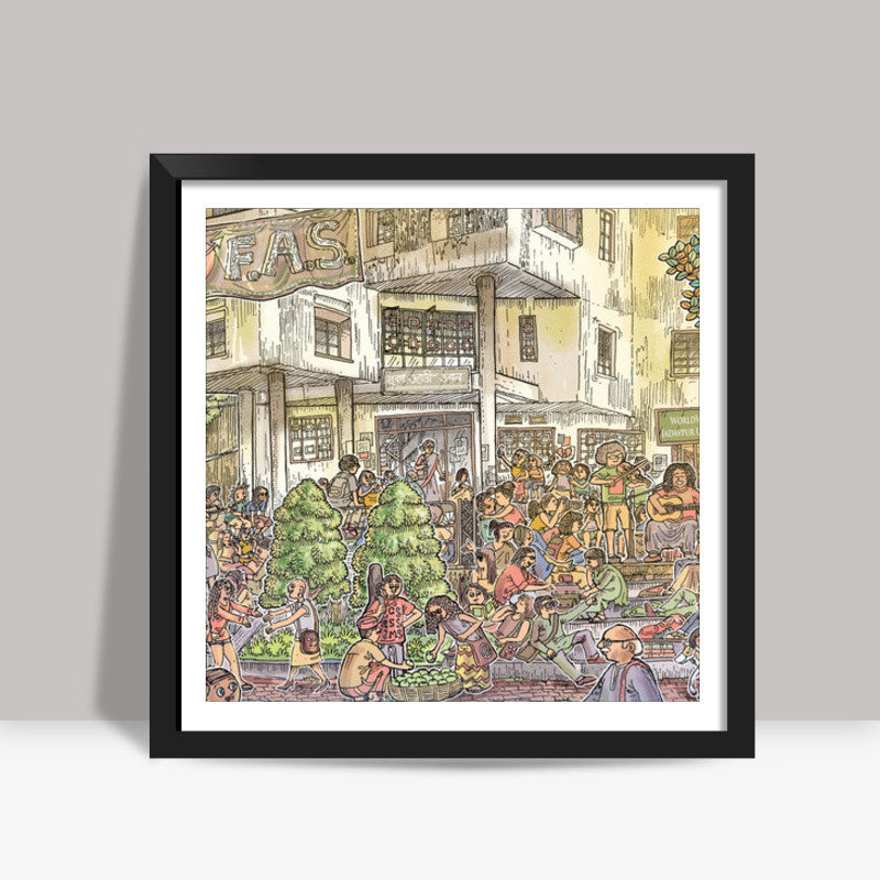 Jadavpur University  Square Art Prints