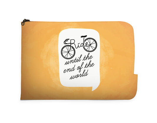 Ride Untill The End Of The World Laptop Sleeve