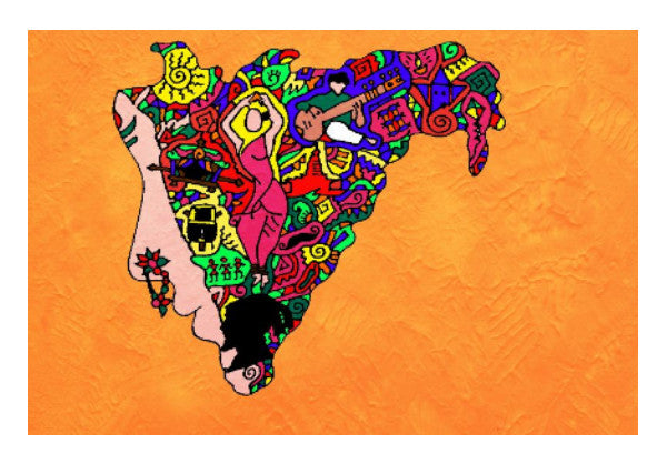 Wall Art, Maharashtra Zenscrawl Wall Art | Meghnanimous, - PosterGully