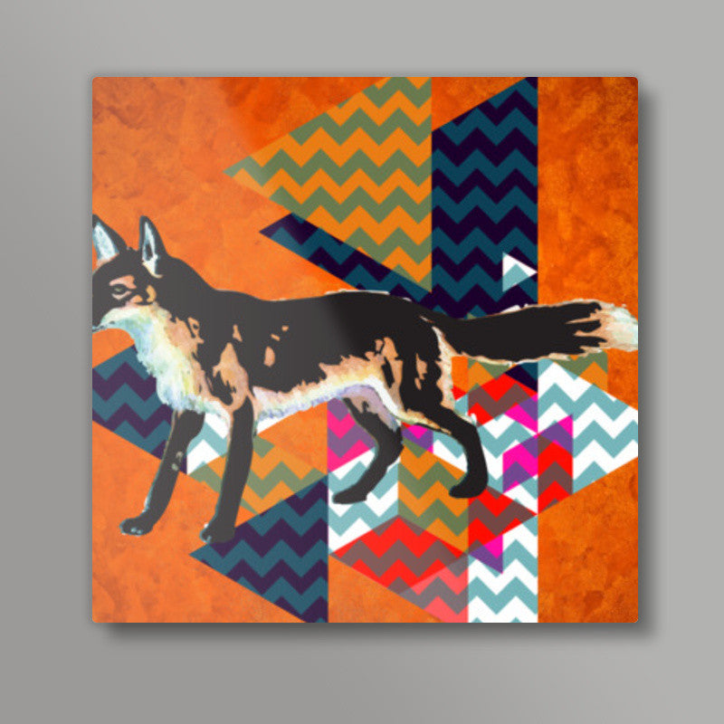 Inspector Fox Square Art | Lotta Farber