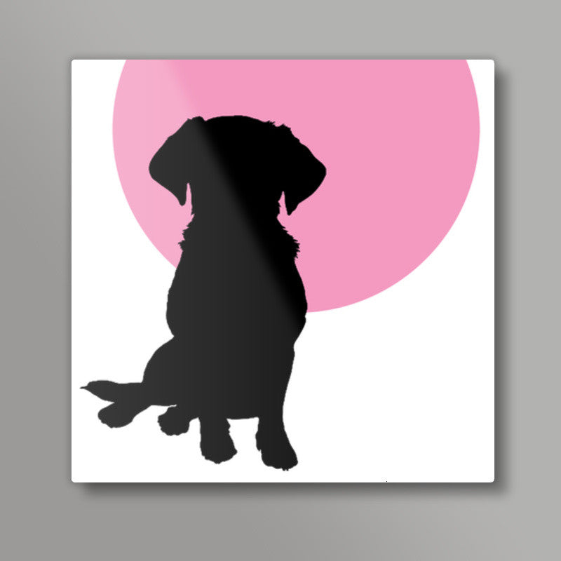 Doggo Square Art Prints