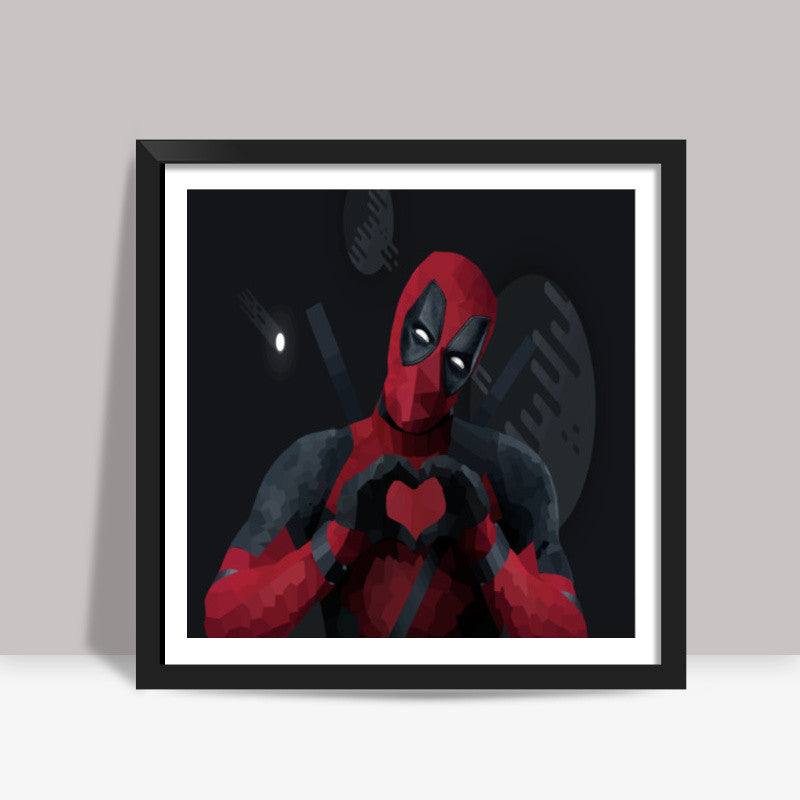 Deadpool Artwork Square Art Prints