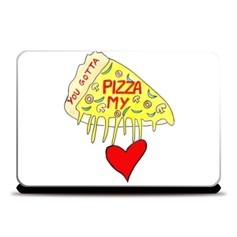Pizza Love Laptop Skins