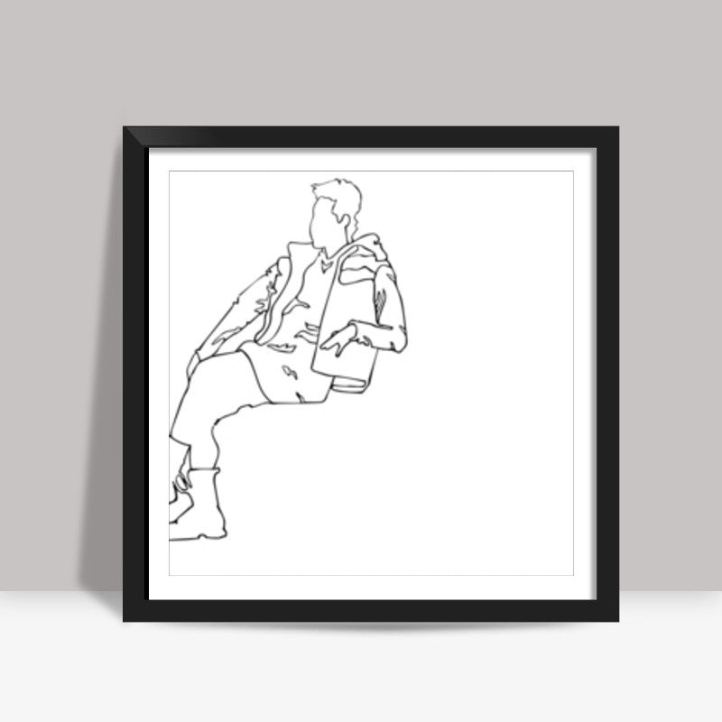 Air Chair Square Art Prints