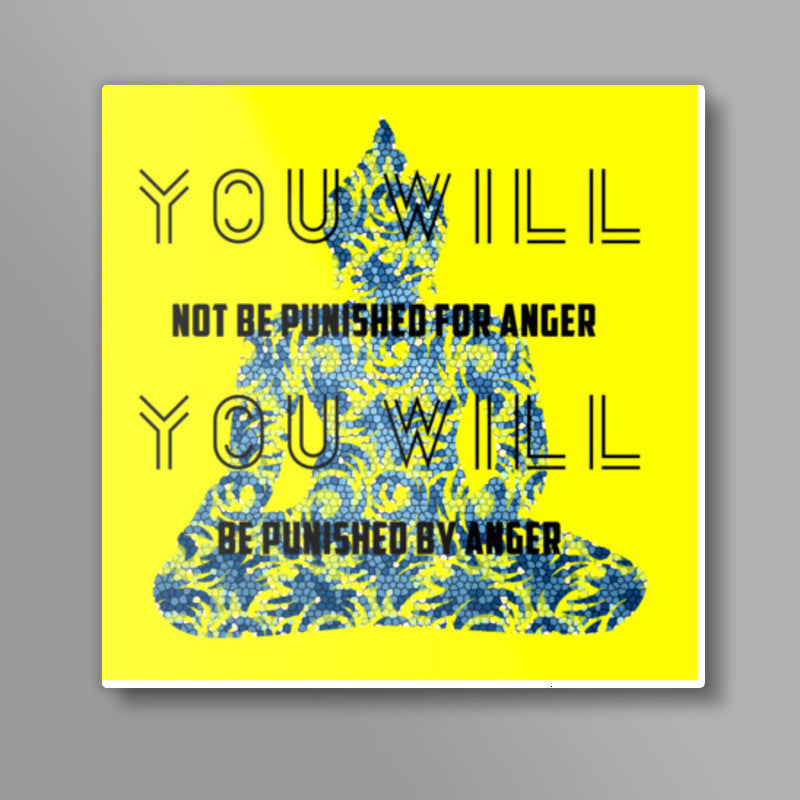 Buddha Quote Square Art Prints