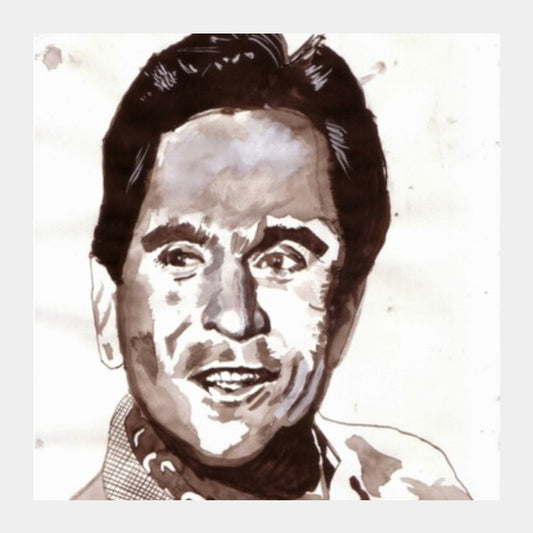 Square Art Prints, Dilip Kumar is the thespian who remains a stalwart, in his speech and in his silence Square Art Prints