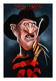 Freddy Krueger | Nightmare on elm street | Caricature Wall Art