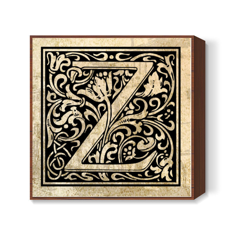 Ornate Z Square Art Prints