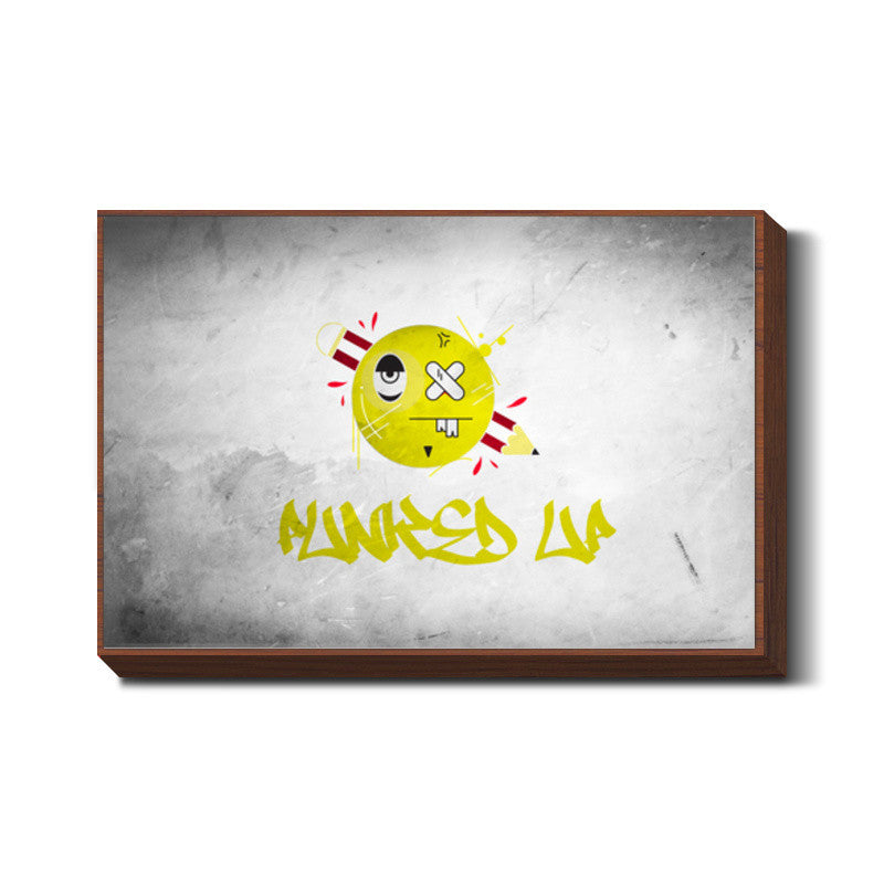 PUNKED UP poster grafiti Wall Art