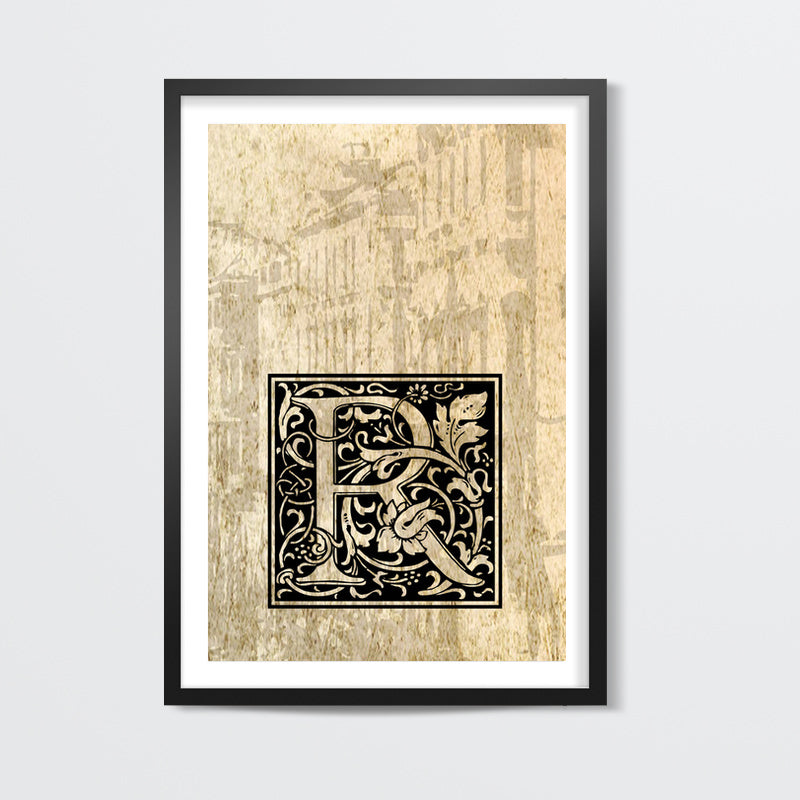 Ornate R Wall Art