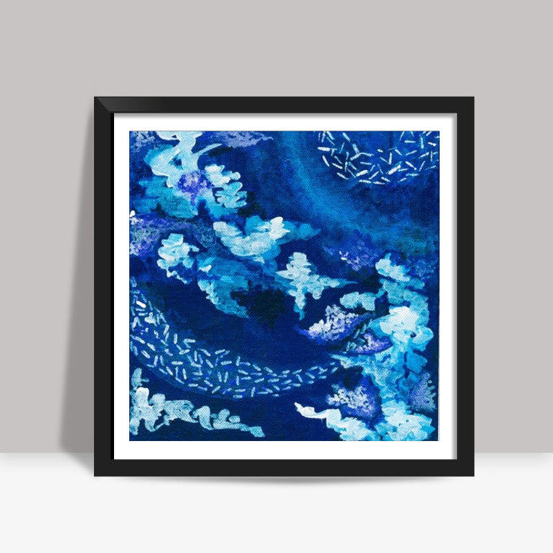 A Japanese Winter Square Art Prints