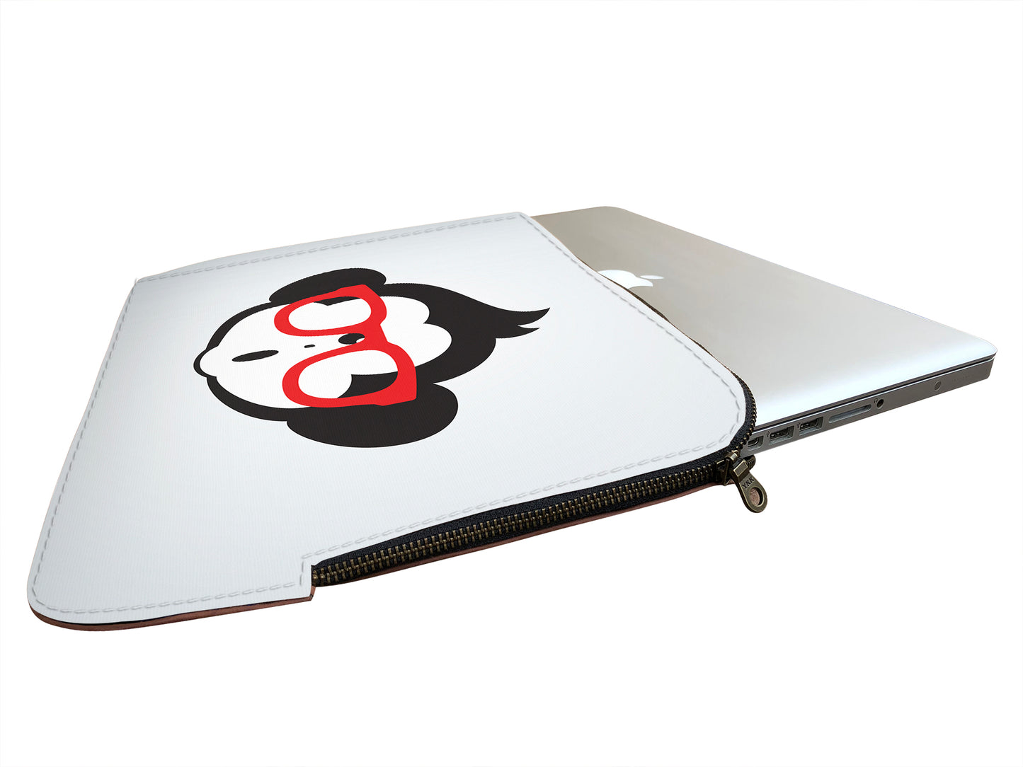 Cute Monkey With Glasses Laptop Sleeve