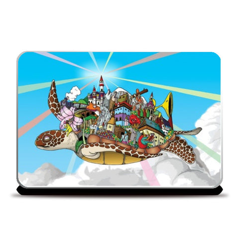 Laptop Skins, Flying turtle Laptop Skins