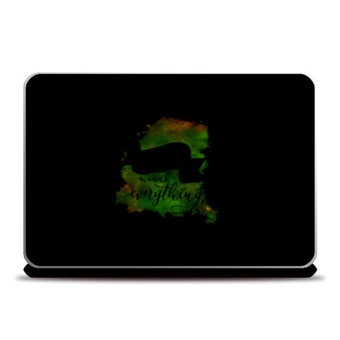 Love means everything Laptop Skins