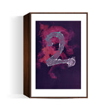 Lucky Number Two Illustration Wall Art