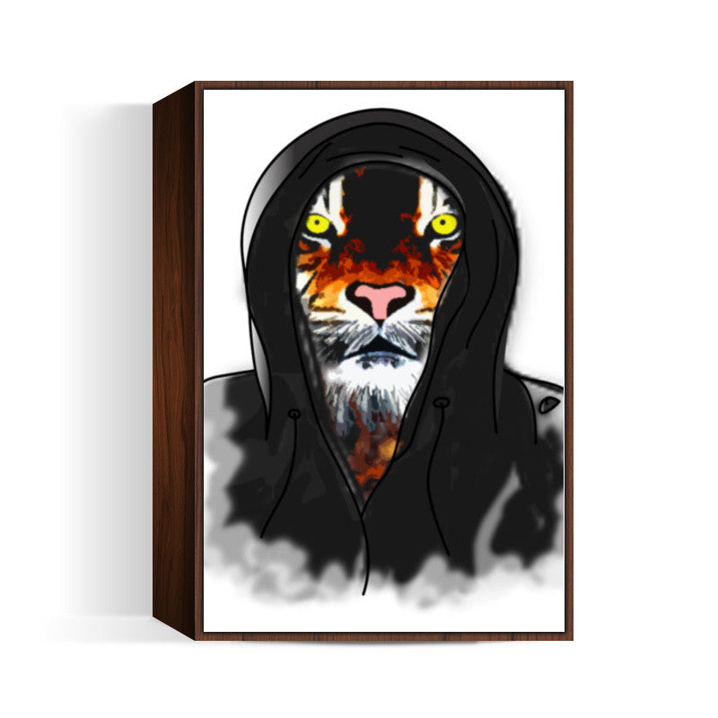 Hipster Tiger Wall Art | Isha Rathee
