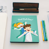 Cute Girl With Dad Fathers Day | #Fathers Day Special  Notebook