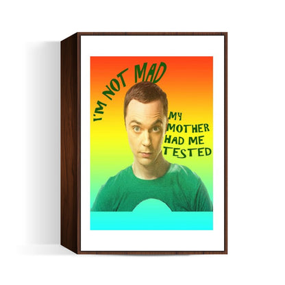 Sheldons Not Mad Wall Art